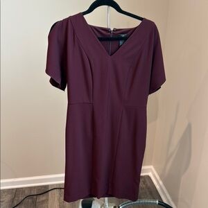 Ann Taylor Burgundy Dress